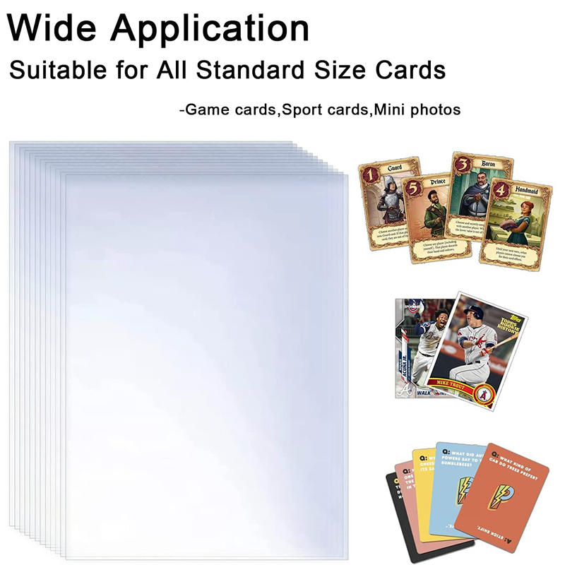 Card Penny Sleeve - 200 Stuks Transparante Speelkaart Cover Clear