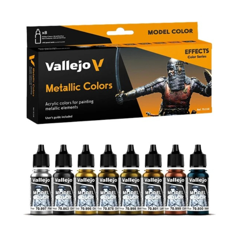 Tamiya Model Paint Set - Vallejo 70118 Metallic Kleur Milieuvriendelijke Verfset