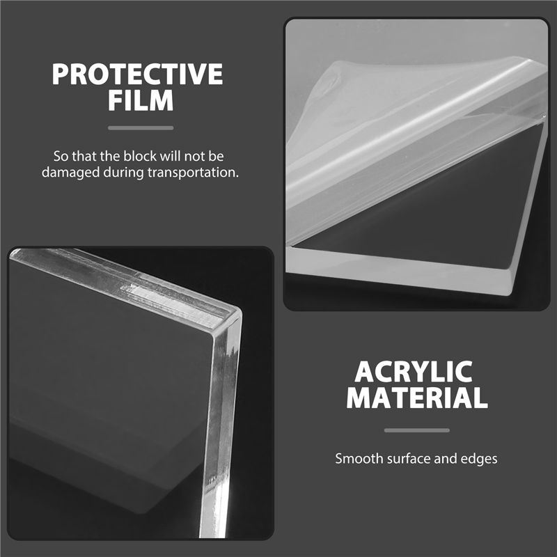 Display Risers Set - DT19 10-delige set transparante acryl stempelblokken