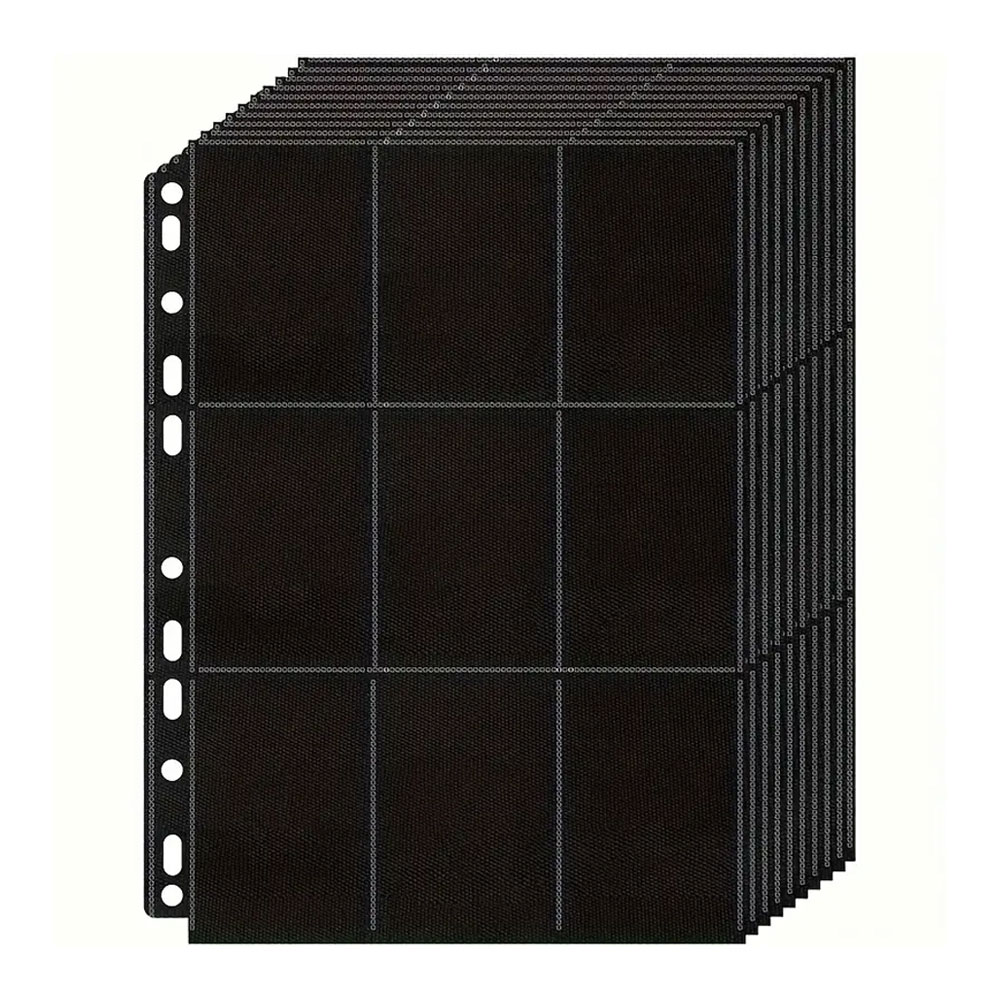 Trading Card Binder - 10Pack Zwarte 9-Pocket A4 Trading Card