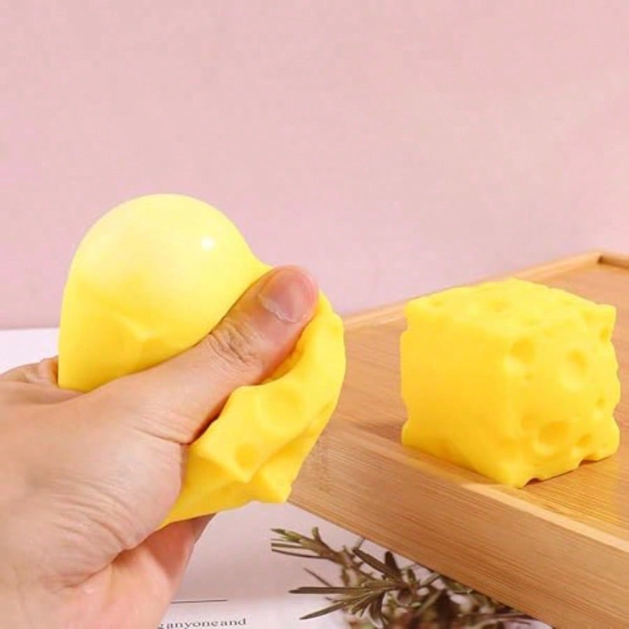 Gele Kaasblok Squishy Speelgoe - Fidget Cube Original recensie en prijs