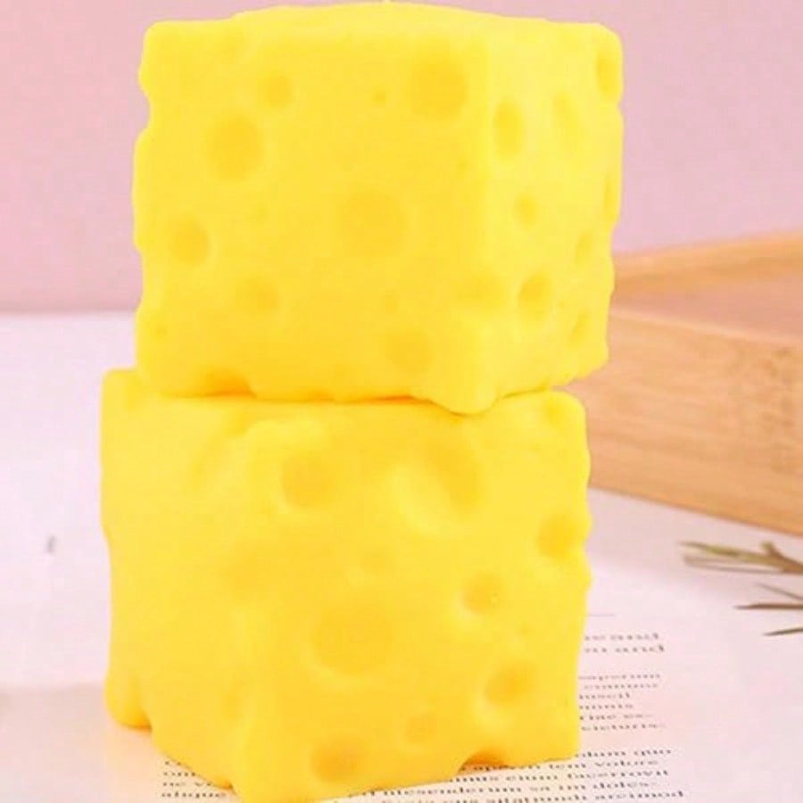 Gele Kaasblok Squishy Speelgoe - Fidget Cube Original recensie en prijs