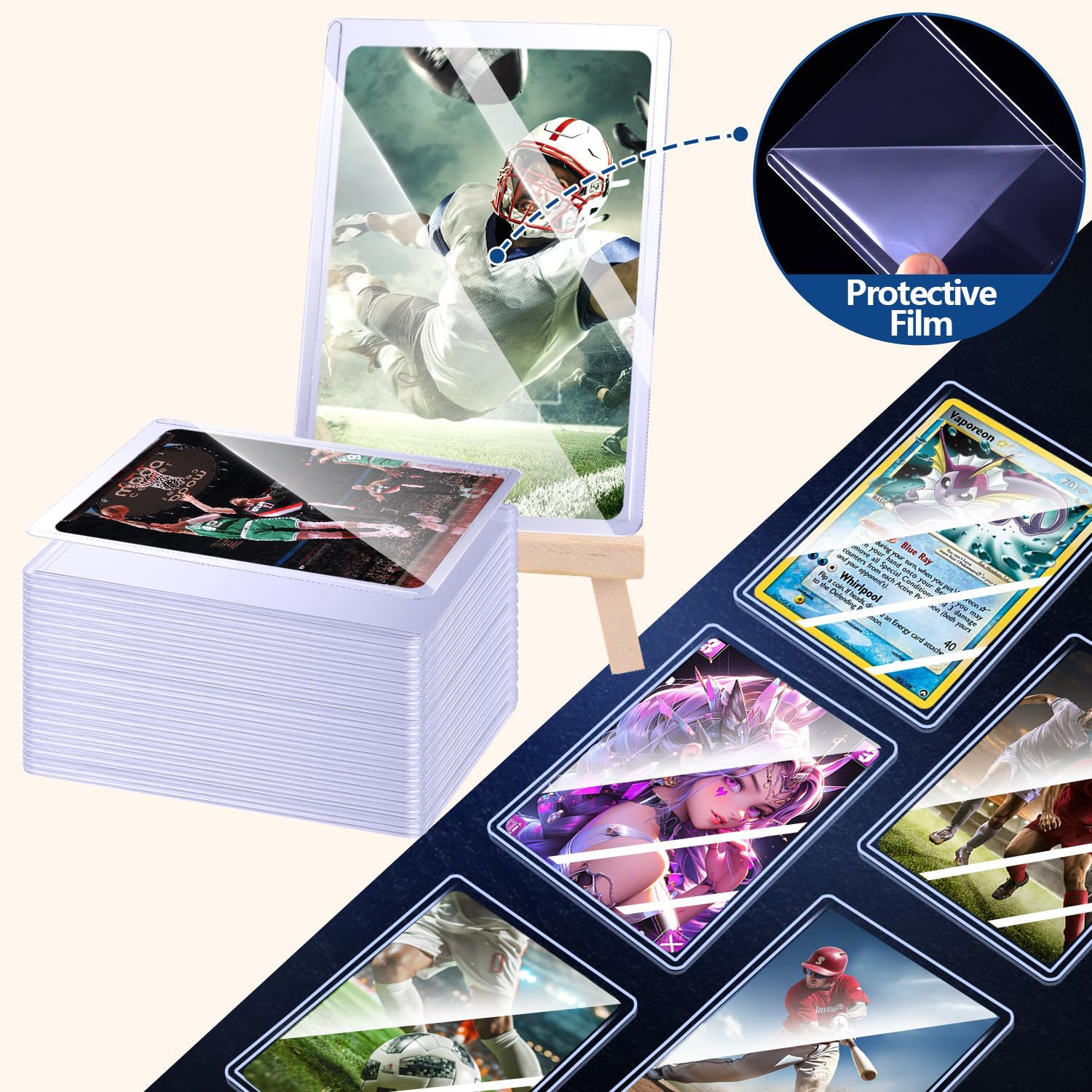 25-100 Stuks Harde Kaart Mouwe - Card Penny Sleeve recensie en prijs